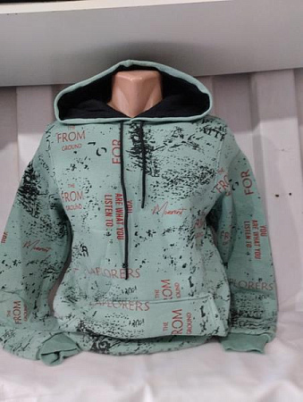 Худи Panda 1400 mint - делук