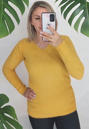 Свитер Novetly Store 26388 yellow - делук