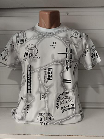 Футболка Panda 1713 white - делук