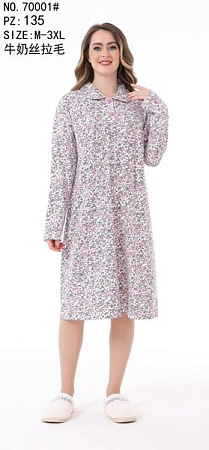 Ночнушка Romeo Life 70001 grey - делук