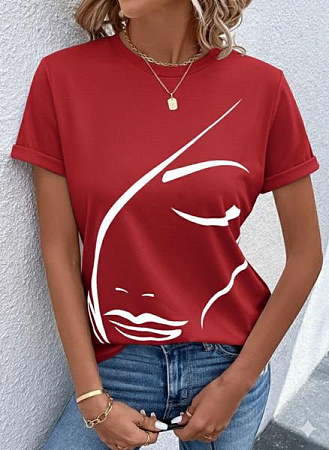 Футболка Iraopt IR122 red - делук