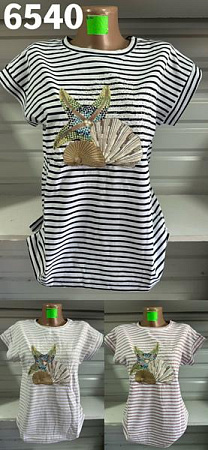 Футболка Gertie 6540 black - делук