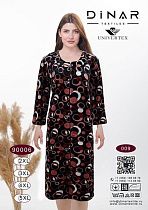 Халат Annet DO9006-9 black - делук