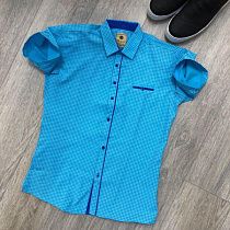 Рубашка R269 l.blue - делук