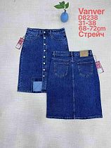 Юбка Vanver D8238 blue - делук