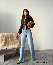 Джинсы Jeans Style 2012-1584 l.blue - делук