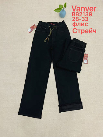 Джинсы Vanver B82139 black - делук