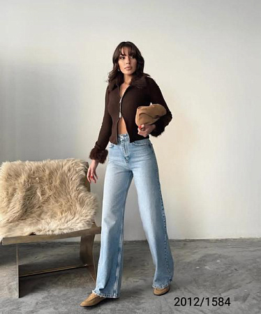 Джинсы Jeans Style 2012-1584 l.blue - делук
