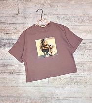 Футболка Lima Kids LM36 brown - делук
