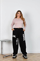 Штаны Спорт Saint Wish 6086 black - делук