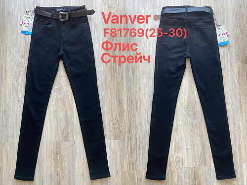 Джинсы Vanver F81769 black - делук