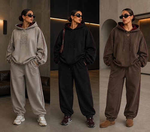 Костюм Спорт Saint Wish 7091 black - делук
