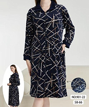 Халат Anion 901-22 navy - делук
