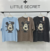 Футболка Little Secret 500133 l.brown - делук