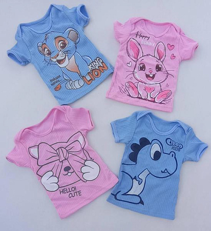 Футболка Meloria M5942 pink-pink - делук