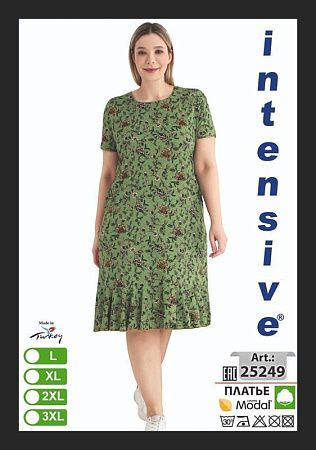 Платье Cotpark 25249 green - делук