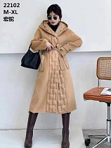 Пальто Divo 22102 d.beige - делук