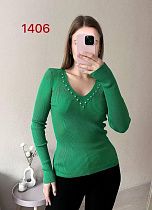 Свитер Fsn 1406 green - делук