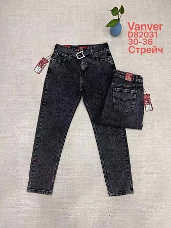 Джинсы Vanver D82031 black - делук
