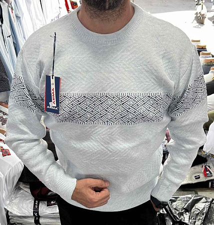 Свитер Nik 56827 l.grey - делук