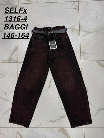 Джинсы Ruxa 1316-4 black - делук