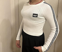 Лонгслив Annet EL05 white - делук