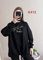 Свитер Fsn 6413 black - делук