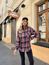 Рубашка Modnulya 2480 pink - делук