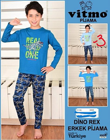 Пижама Disneyopt 89908-3 l.blue - делук
