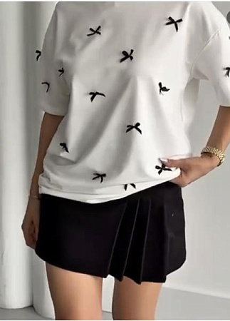 Футболка New Season F008 white - делук