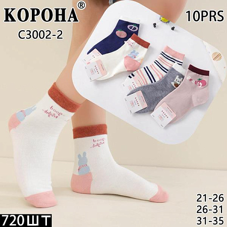 Носки Корона C3002-2 mix (31-35) - делук