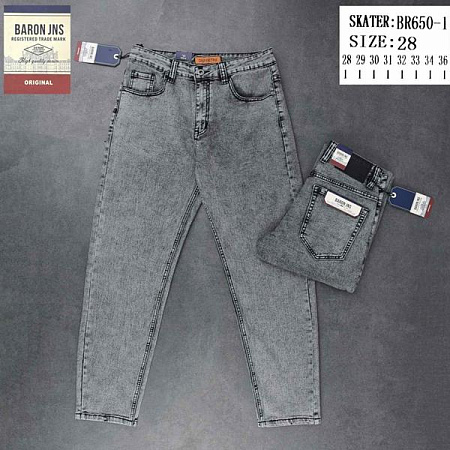 Джинсы Baron Jeans BR650-1 grey - делук