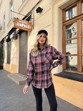 Рубашка Modnulya 2480 pink - делук