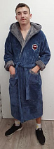 Халат Romeo Life RL668 blue - делук