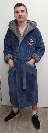 Халат Romeo Life RL668 blue - делук