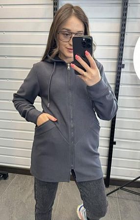 Кардиган Jjf 27010 grey - делук