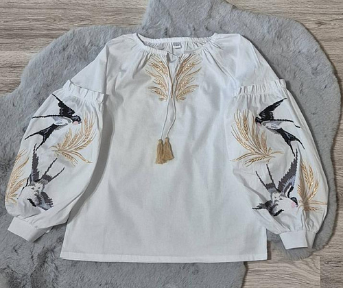 Вышиванка Limerense LM162 white - делук