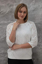 Свитер Julia JL866 white - делук