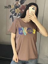 Футболка Fsn 3603 brown - делук