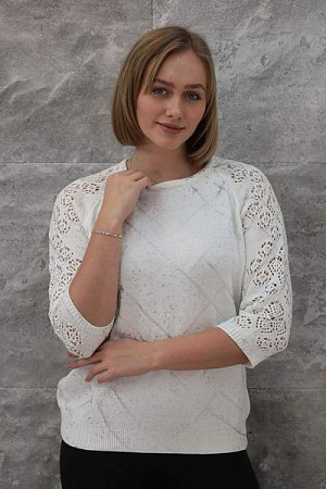 Свитер Julia JL866 white - делук