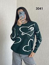 Свитер Fsn 3041 green - делук
