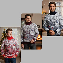 Свитер Moranny MR341 red - делук