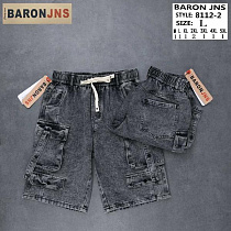 Шорты God Baron 8112-2 grey - делук