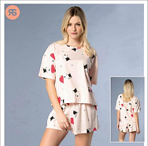 Пижама Trikotag 7051 apricot - делук