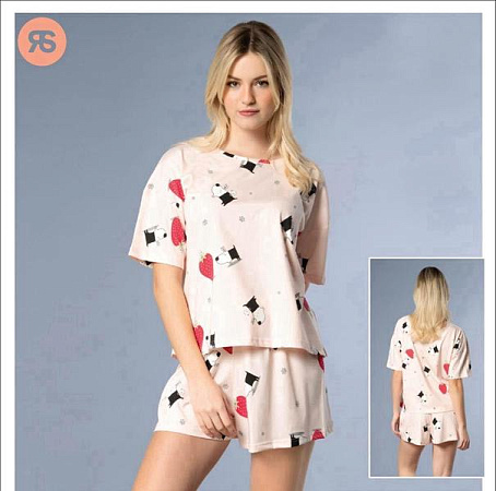 Пижама Trikotag 7051 apricot - делук