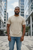 Футболка 2Bro 26016 beige - делук