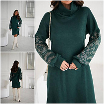 Платье Alisa Brand 7560 green - делук