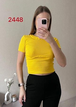 Топ Fsn 2448-2 yellow - делук