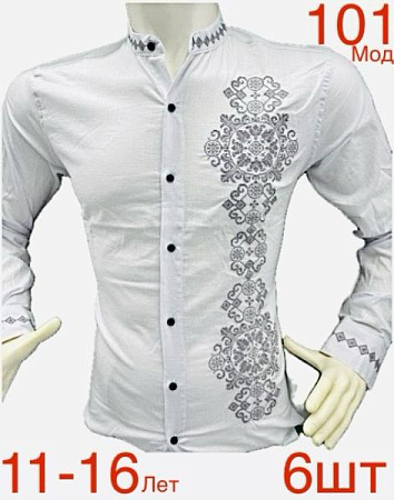 Вышиванка Надийка ND815-101 black - делук