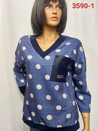 Свитер Lida 3590-1 blue - делук